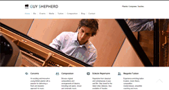 Desktop Screenshot of guyshepherdmusic.com